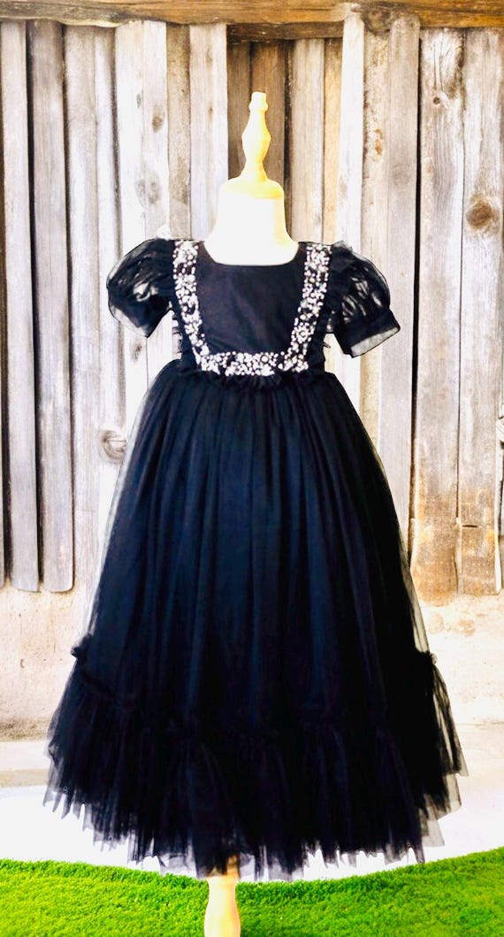 strapless open back dress Girls Teen & Pre Teen Cheryl Creations Black Floral Ettie Dress main image 0