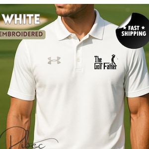 Under Armour® Men&#39;s Embroidered Golf Shirt, Golf Gifts for Men, Men&#39;s Golf Polo, Gift for Dad, Gift for Husband, Golf Polo, Father&#39;s Day
