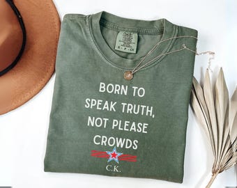 Comfort Colors Freedom T-Shirt: Patriotic Red, White, and Blue Tee