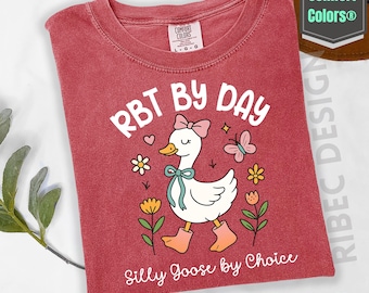 RBT by day silly goose by choice Silly Goose Shirt,  Funny RBT Shirt, Registered Behavior Technician Gift, ABA Therapist Shirt, Autism