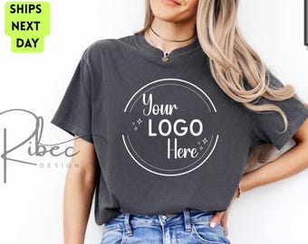 Custom Logo Comfort Colors Shirt: Company Brand Apparel