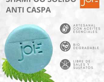 2 Solid Shampoo Bar with essential oils that minimizes dandruff