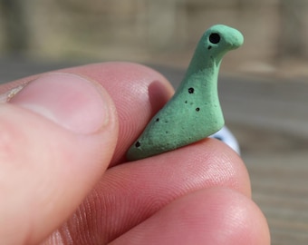 Dinosaur Pinch Pal // Handmade Miniature Whimsical Dinosaur