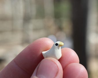 Chicken Pinch Pal // Handmade Miniature Chicken Figurine