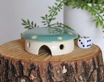 Handmade Ceramic Mushroom House | Unique Home Decor