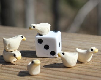 Chicken Pinch Pal // Handmade Miniature Chicken Figurine