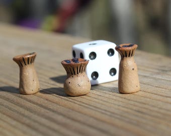 Mushroom Pinch Pal // Handmade Ceramic Miniature Mushroom Figurine