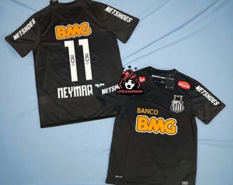 Camiseta negra de Neymar Jr. #11