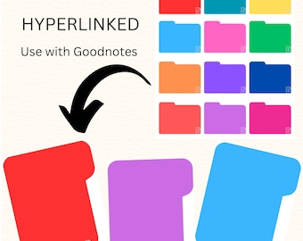 Dossiers avec liens hypertexte à utiliser dans Goodnotes uniquement