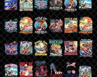 Trump Gulf of America Viral Bundle PNG, Doge Png, Gulf of Mexico to Gulf of America, Gulf of America Trump PNG, Trump Statement PNG
