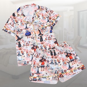 Halloween Witch & Pumpkin Pajama Set: Spooky Matching Family Sleepwear