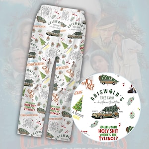 National Lampoon's Christmas Vacation Griswold Family Pajama Set - Matching Tight-Fit PJs - View #5