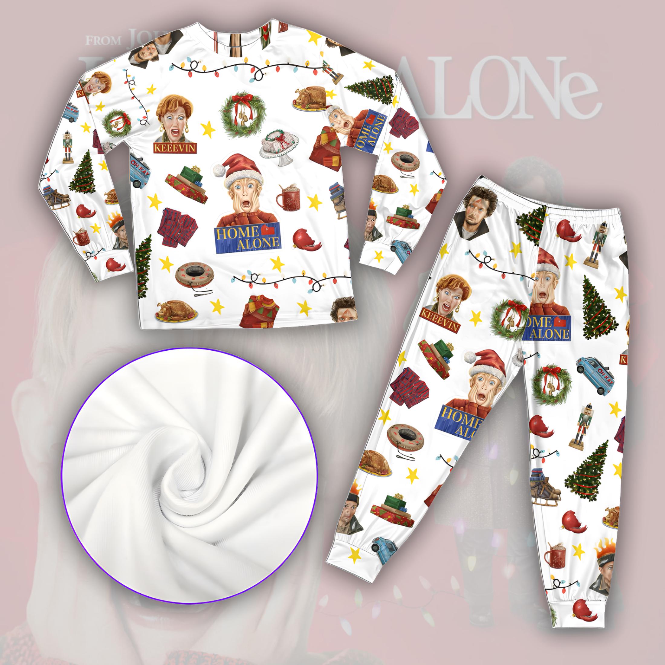 Discover Home Alone Kids Pajama Pants, Family Christmas Pajama Set, Holiday Funny PJs for Kids & Adults