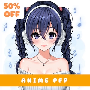Commissie aangepaste anime-personages: originele fanart, OC-ontwerp, avatar, PFP-pictogram voor gamers en streamers