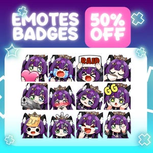 Custom Anime-Style Twitch Emotes: Cute Chibi, Animated, and Animal Designs for Streamers