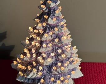 Sapphire Lustee Christmas Tree