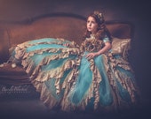 Story Of A Girl A Stunning Vintage Flower Girl Special Occasion Gown