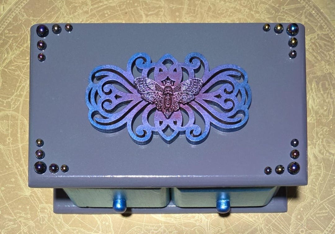 Death Moth Small Jewelry Drawers - Etsy