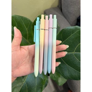 Personalized Ombre Gel Pens: 0.7mm Black Ink
