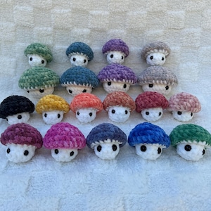 Crochet Popping Mushroom Fidget Plush | Amigurumi | Handmade