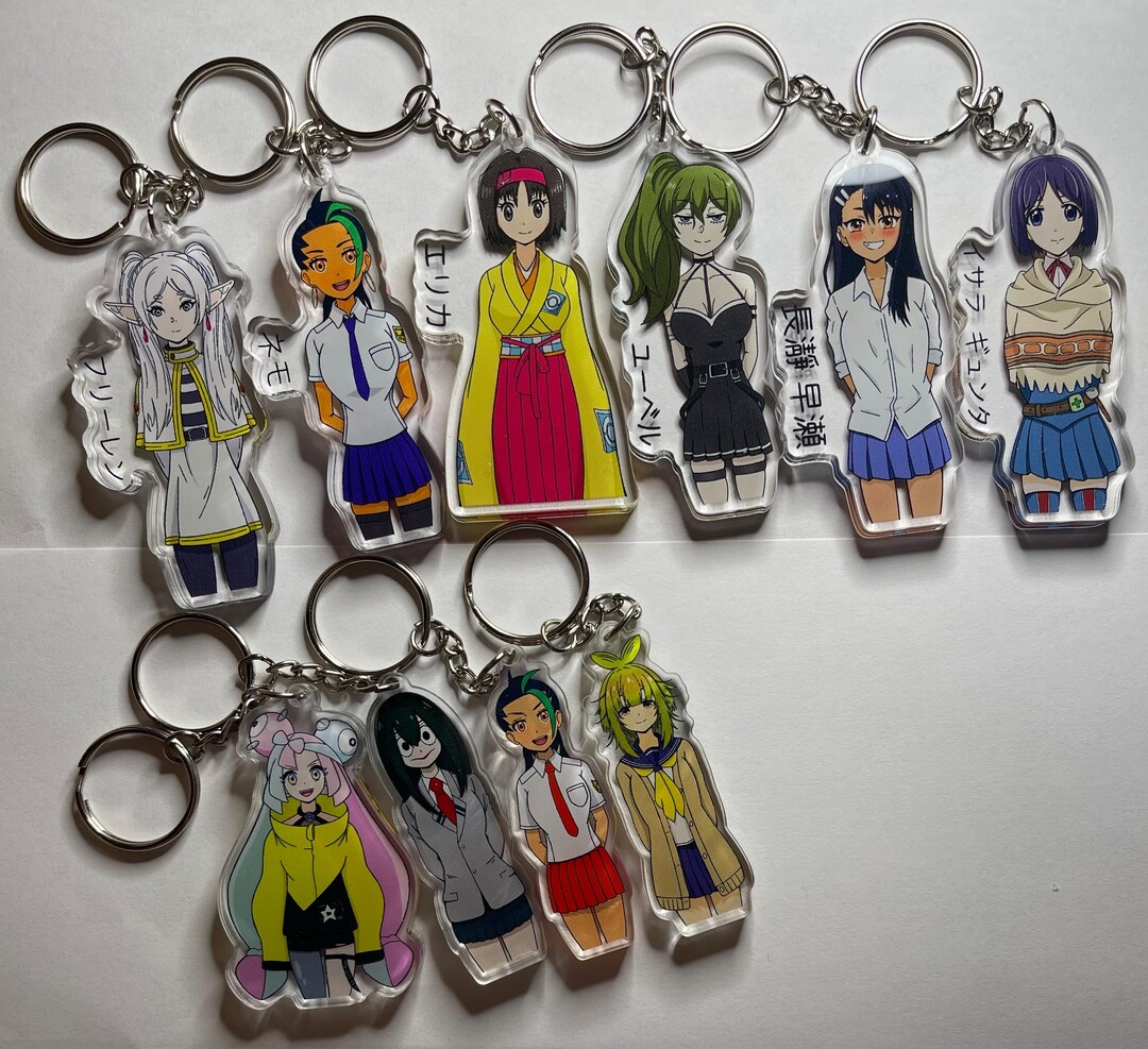 Cute Anime Keychains – Acrylic - Etsy