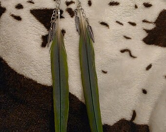 Feather Charm Earrings