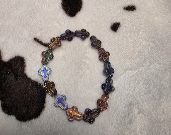 Cross Bead Bracelet