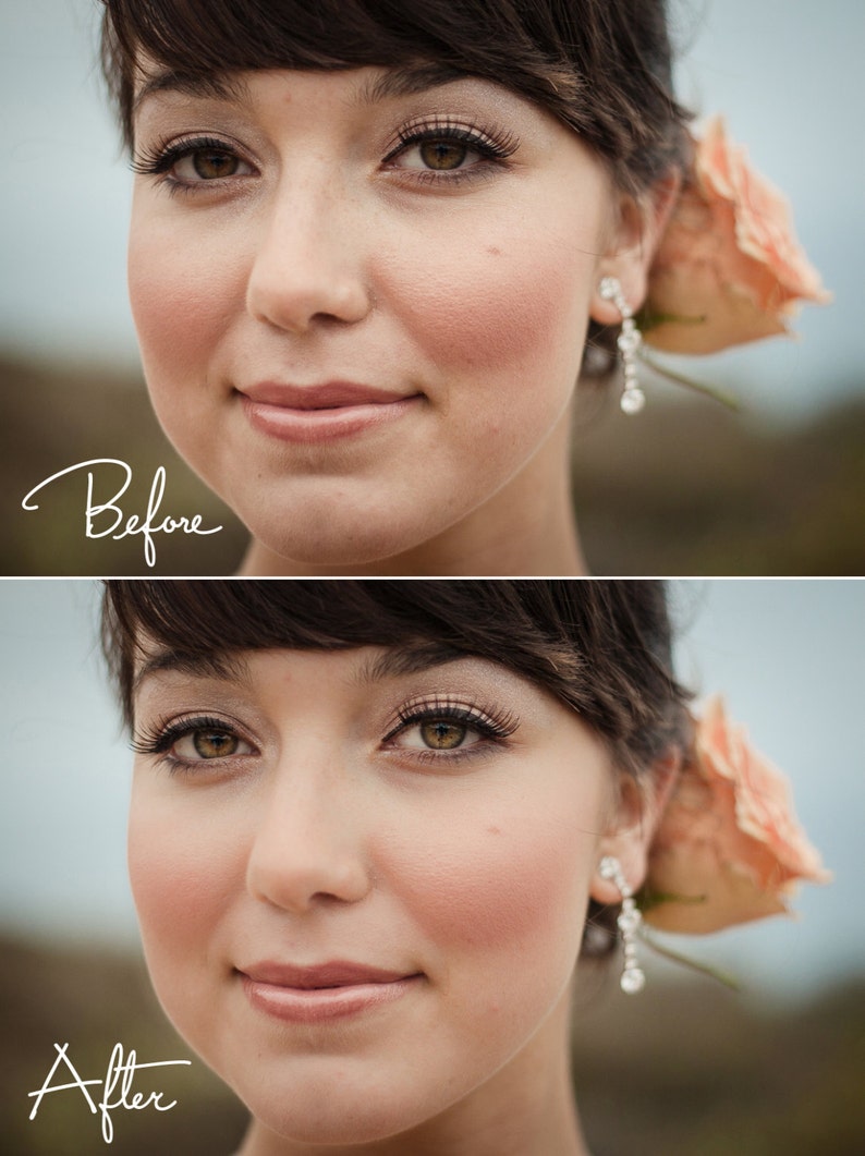 Face Perfection Lightroom Brush Collection Presets skin Etsy
