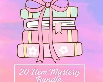 Mystery Gift Bundle | 20 Mystery Items | Bookish Bundle | Handpicked with Handmade Items | Custom Bundle Just For You