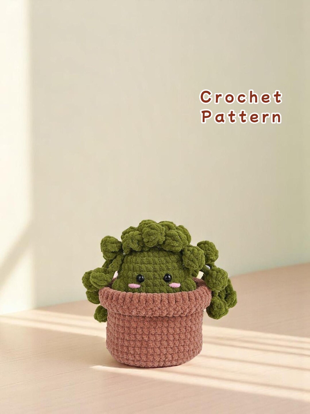 Baby String of Pearls Crochet Pattern PDF, Amigurumi Plant Pattern ...