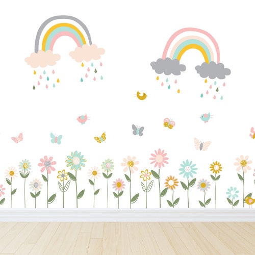 Nursery Wall Decal Children Wall Decal Baby Girl Wall Etsy