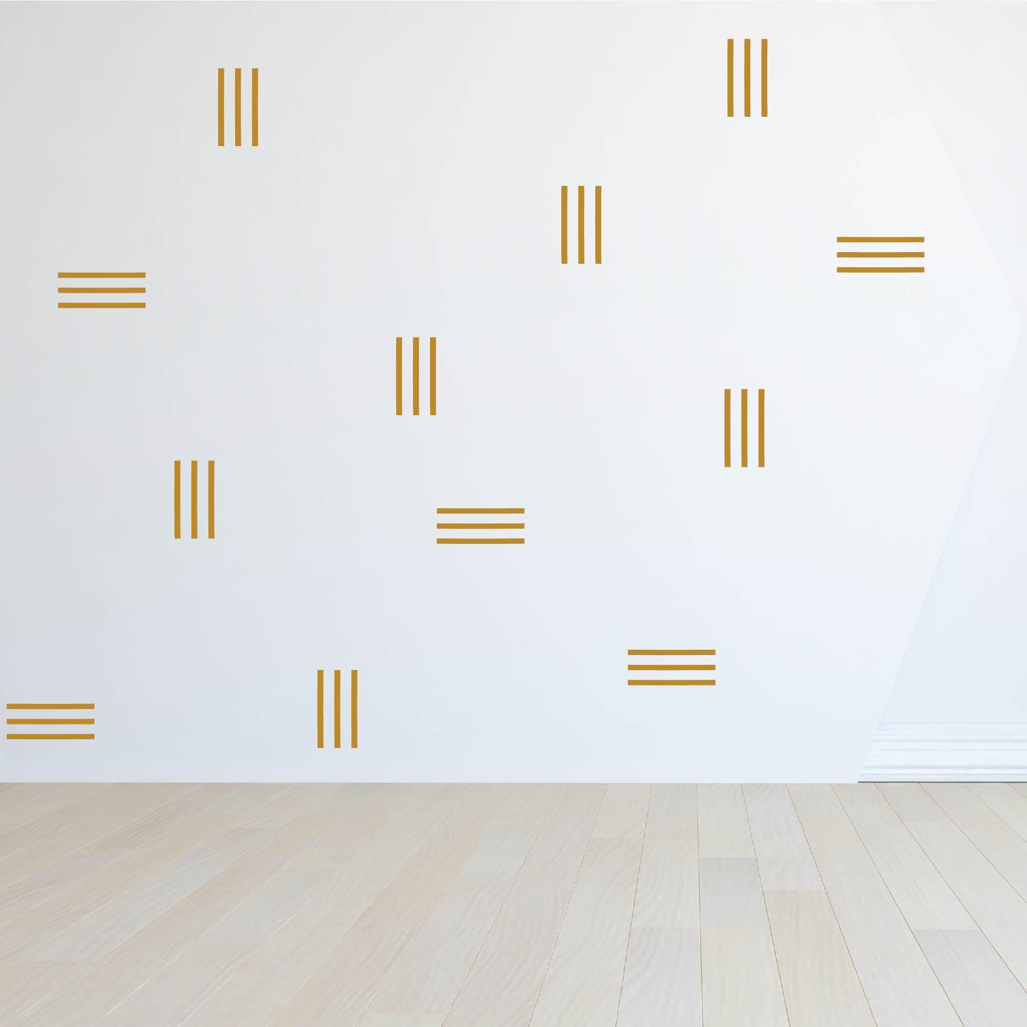 Modern Stripe Fabric Wall Decals - Etsy