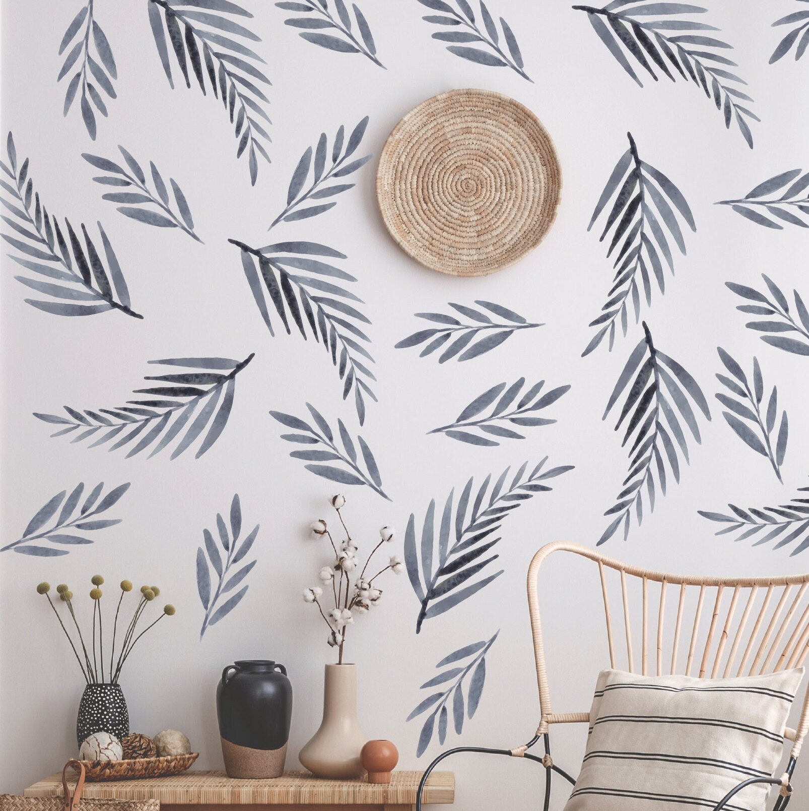 Leaves wall decals deals