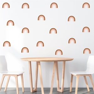 Rainbow Wall Decals for Modern Nursery