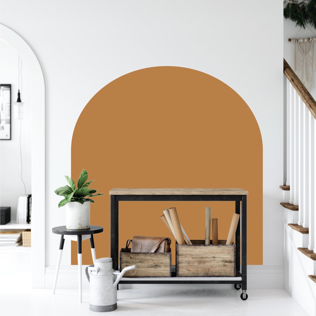 Extra Large Arch Wall Decal Colour Block Arch Wall Decal - Etsy