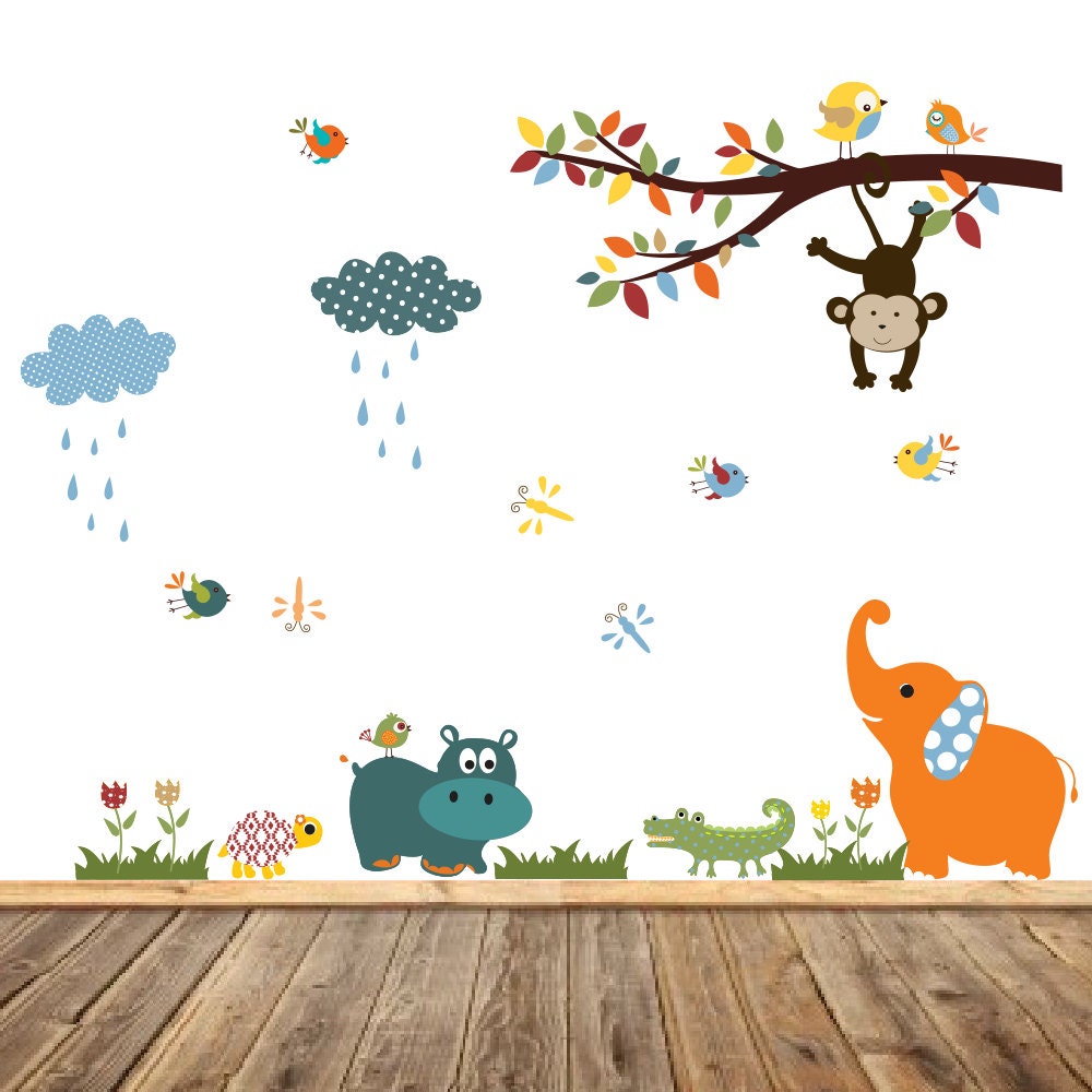 Calcomanía de vinilo para niños decoración de arte de la | Etsy