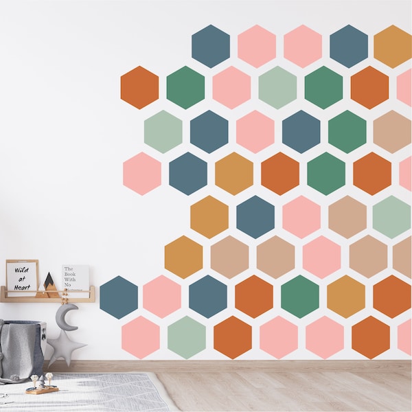 Geometric Wall Decal Etsy