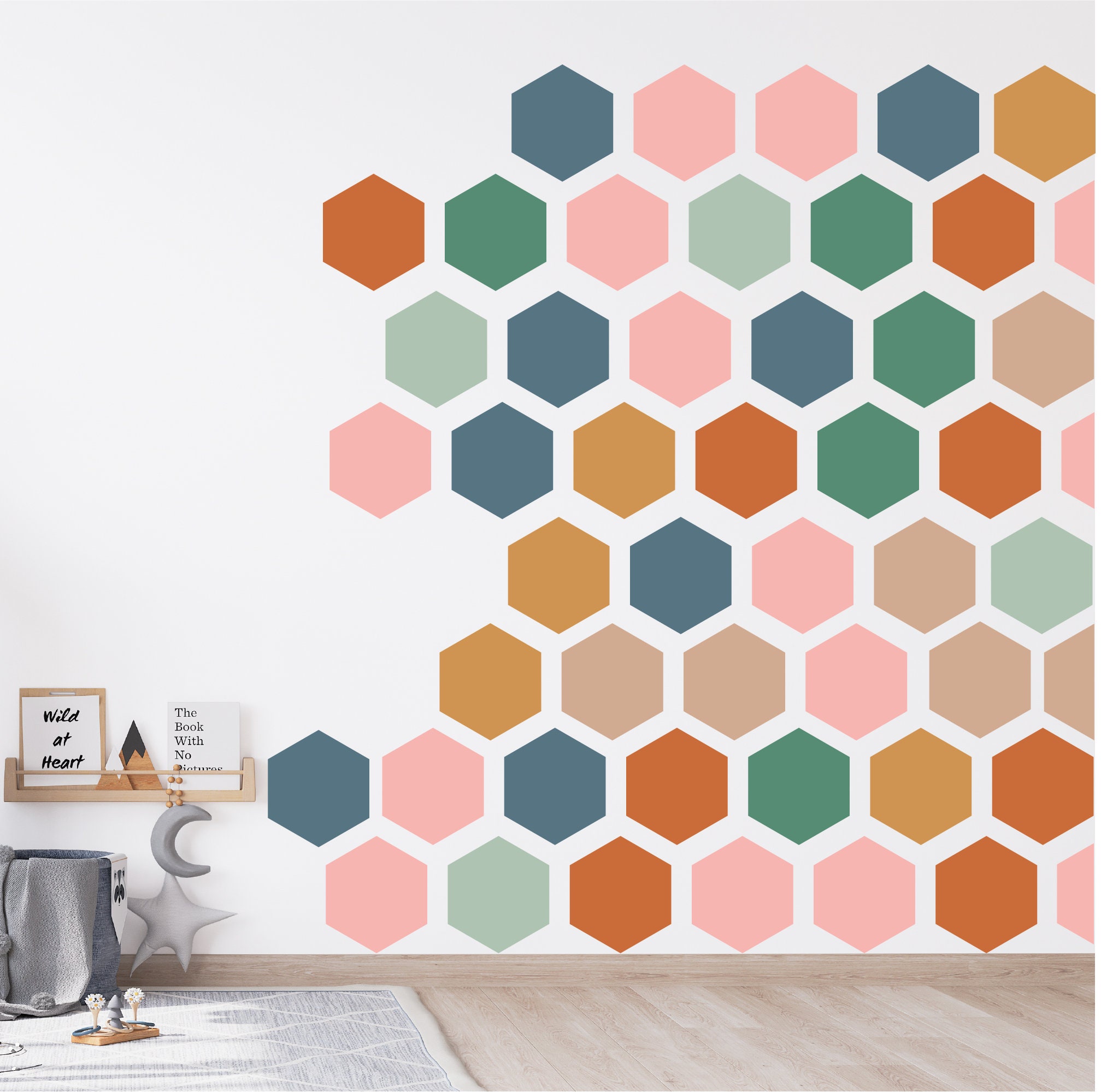 Hexagon Metal Wall Art - Etsy
