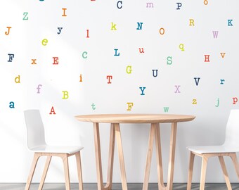 READY TO SHIP!! Educational wall stickers for kids baby, social distancing activities for couples ,alphabet wall decals