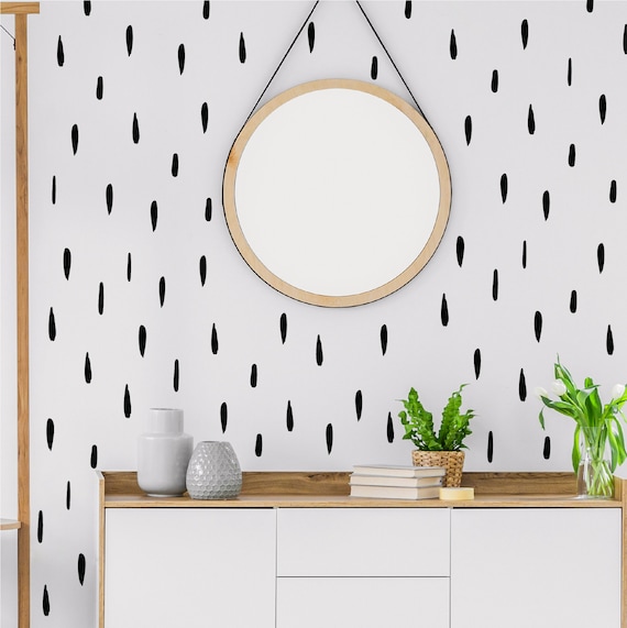 Abstract Lines Wall Decals Modern Farmhouse Decor Minimalist Etsy