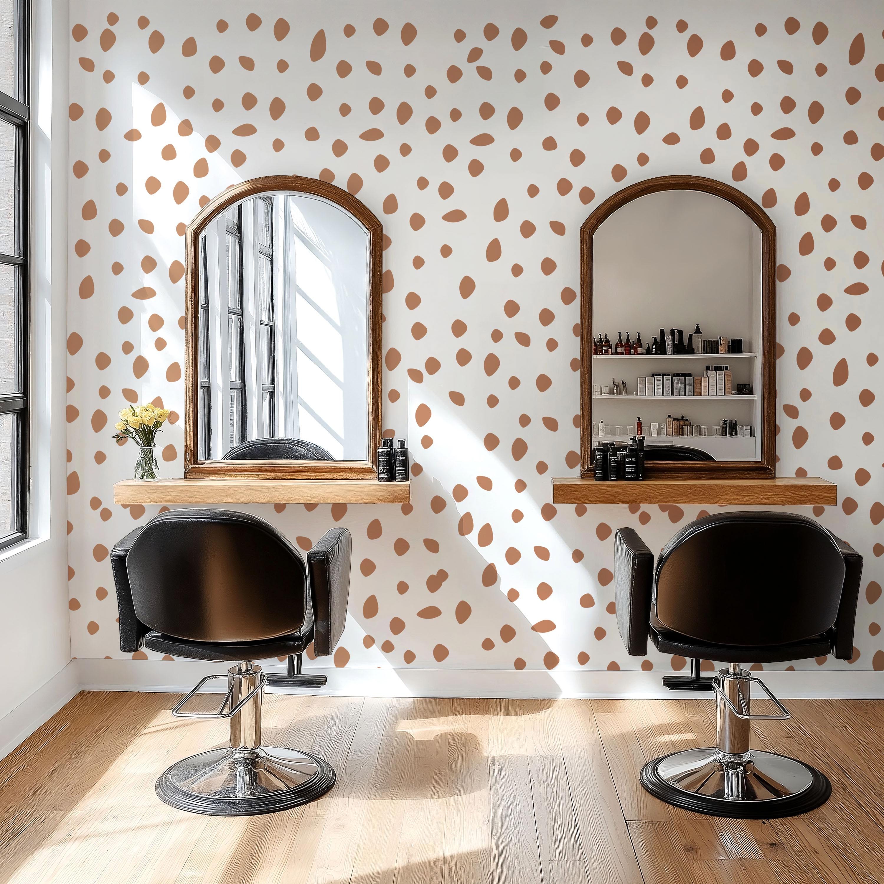 Irregular Black Dots Wall Decals, Polka Dot Vinyl Wall Stickers ...
