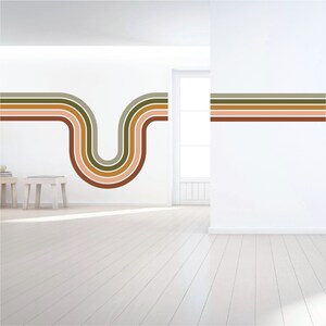Wall Decals, Vintage Rainbow Wall Decals • Choose Your Colors • Build Your Layout