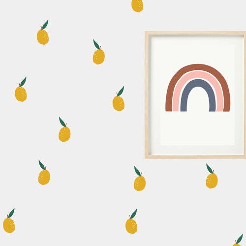 Lemon Wall Decals Lemon Kitchen Decor Laundry Room Wall Etsy