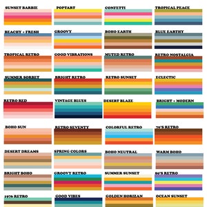 Rainbow Stripes - 5 Stripe Wall Decal - Stripe Decals for Walls - Wall ...