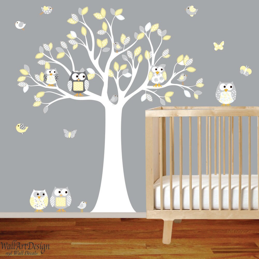 Wall Decals Nursery Nursery Wall Decal Tree Decal Etsy
