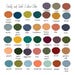 SAMPLE Wall Decal - Color Chart - Etsy Canada