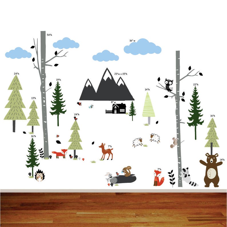 Children's Wall Decal Baby Wall Decal Nursery Wall Etsy