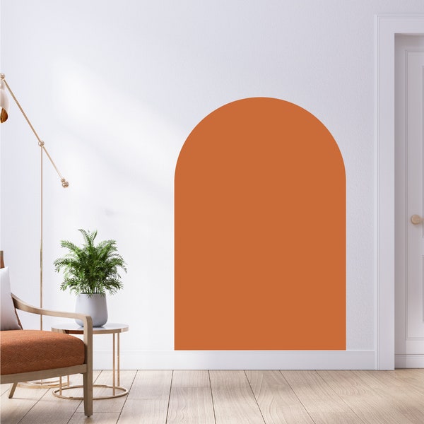 Burnt Orange Wall Stickers Etsy