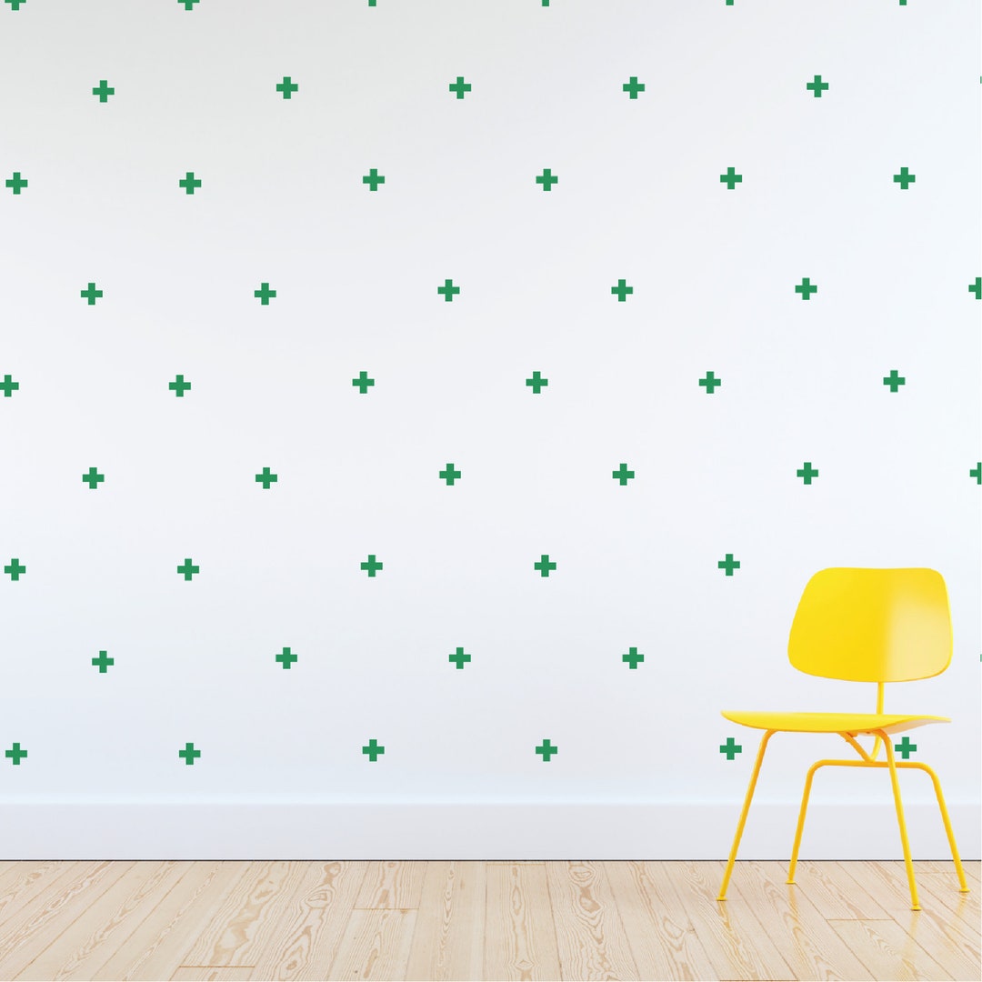 Swiss Cross Wall Decals Cross Wall Stickers Nordic and Simple Decor Etsy