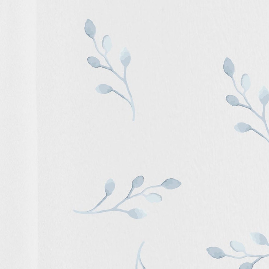 Leaf Wall Decals Botanical Leaves Wall Stickers Boho Room Etsy